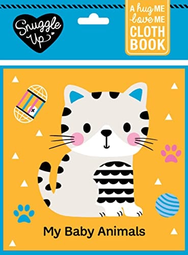 My Baby Animals A Hug Me, Love Me Cloth Book cover