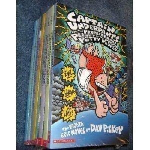 Captain Underpants Box Set (10 Books) cover