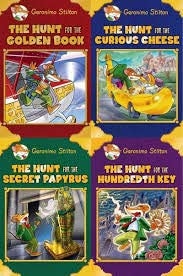 GERONIMO STILTON: THE HUNT SERIES SET OF BOX (4 BOOKS) cover