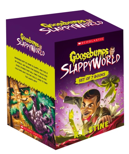 Goosebumps Slappy World Box of 7 Books cover