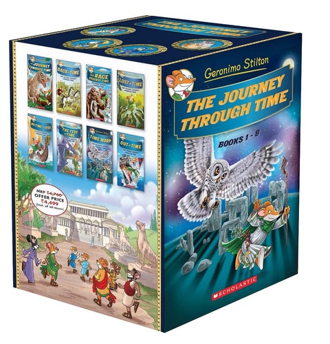 Geronimo Stilton Journey Through Time Box Of 8 Books cover