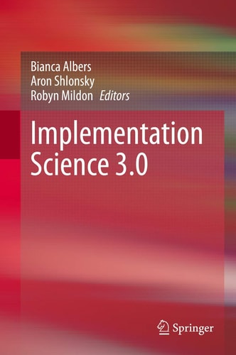 Implementation Science 3.0 cover
