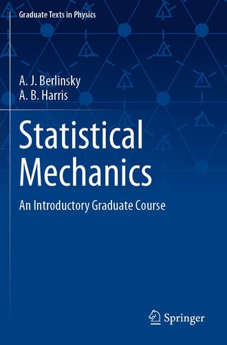 Statistical Mechanics An Introductory Graduate Course cover