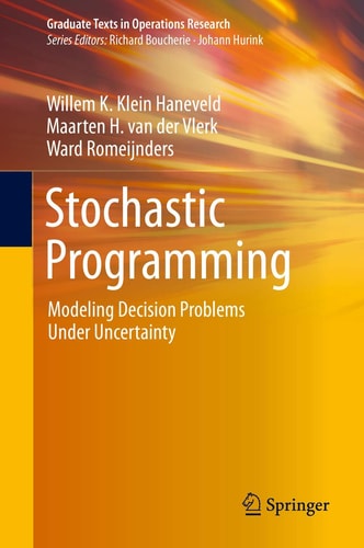 Stochastic Programming Modeling Decision Problems Under Uncertainty cover