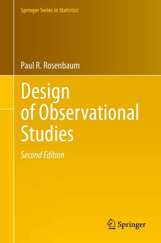 Design of Observational Studies cover