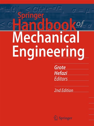 Springer Handbook of Mechanical Engineering cover