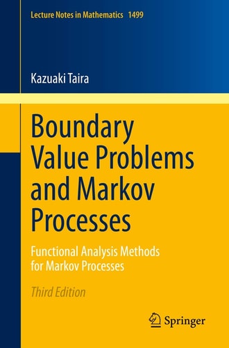 Boundary Value Problems and Markov Processes Functional Analysis Methods for Markov Processes cover