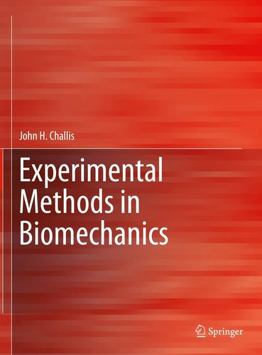 Experimental Methods in Biomechanics cover