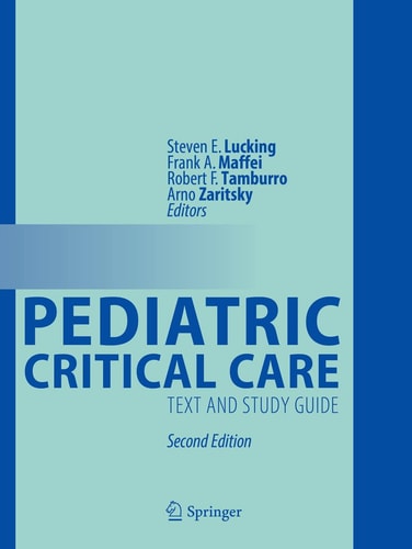 Pediatric Critical Care Text and Study Guide cover