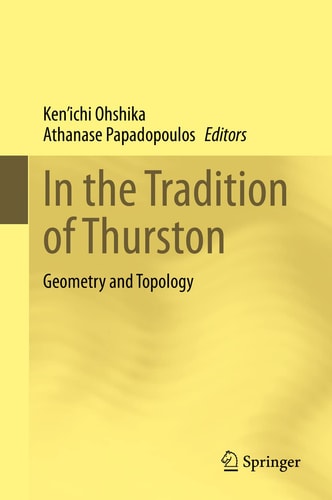 In the Tradition of Thurston Geometry and Topology cover