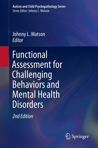 Functional Assessment for Challenging Behaviors and Mental Health Disorders cover