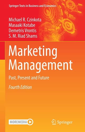 Marketing Management Past, Present and Future cover