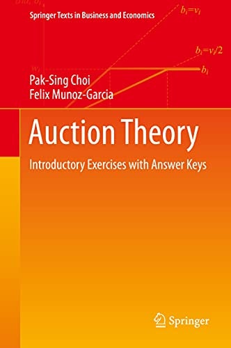 Auction Theory Introductory Exercises with Answer Keys cover