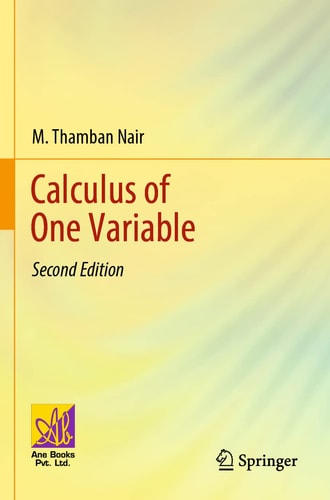 Calculus of One Variable cover