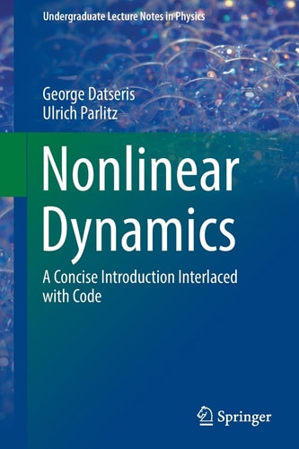 Nonlinear Dynamics A Concise Introduction Interlaced with Code cover