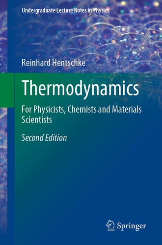 Thermodynamics For Physicists, Chemists and Materials Scientists cover