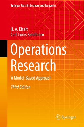 Operations Research A Model-Based Approach cover