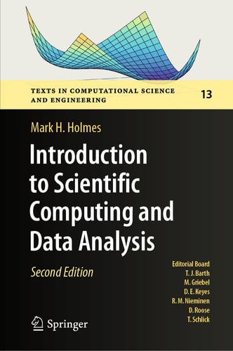 Introduction to Scientific Computing and Data Analysis cover
