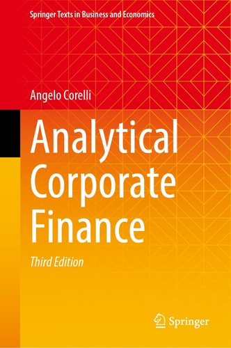 Analytical Corporate Finance cover
