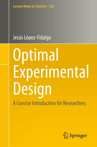 Optimal Experimental Design A Concise Introduction for Researchers cover