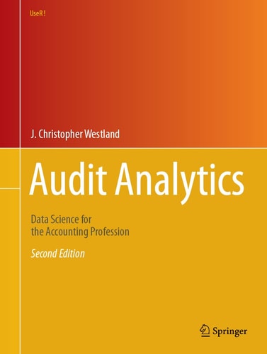 Audit Analytics Data Science for the Accounting Profession cover
