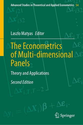 The Econometrics of Multi-dimensional Panels Theory and Applications cover