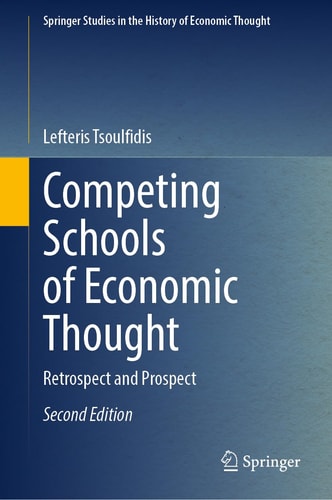 Competing Schools of Economic Thought Retrospect and Prospect cover