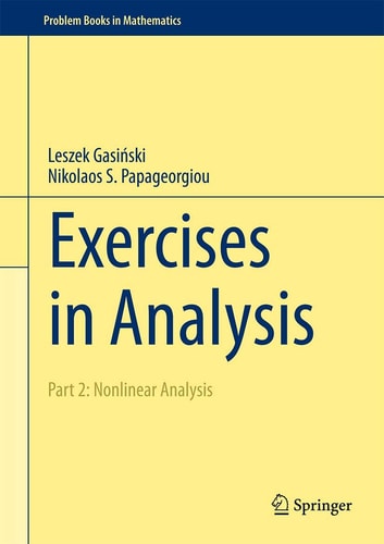 Exercises in Analysis Part 2: Nonlinear Analysis cover
