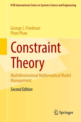 Constraint Theory Multidimensional Mathematical Model Management cover