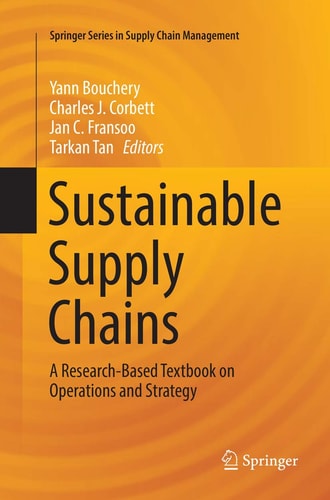Sustainable Supply Chains A Research-Based Textbook on Operations and Strategy cover