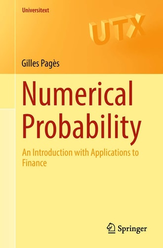 Numerical Probability An Introduction with Applications to Finance cover