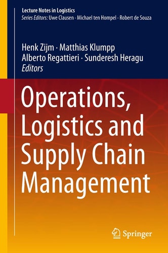Operations, Logistics and Supply Chain Management cover
