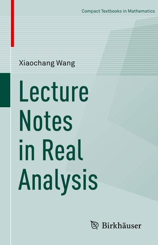Lecture Notes in Real Analysis cover