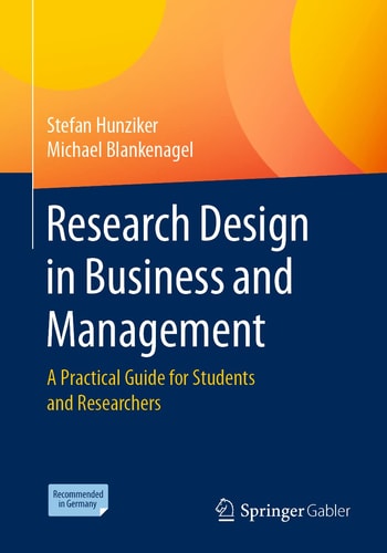 Research Design in Business and Management A Practical Guide for Students and Researchers cover