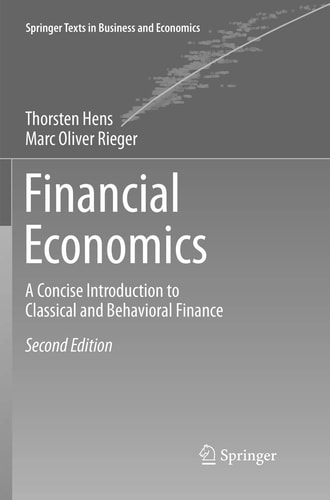 Financial Economics A Concise Introduction to Classical and Behavioral Finance cover
