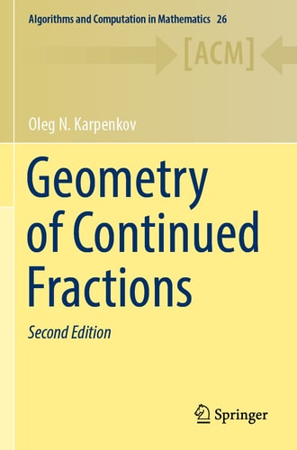 Geometry of Continued Fractions cover