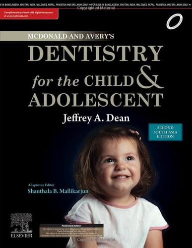 McDonald and Avery's Dentistry for the Child and Adolescent Second South Asia Edition cover