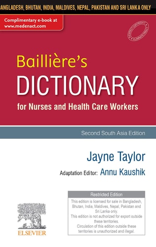 Bailliere's Nurses' Dictionary for Nurses and Health Care Workers cover