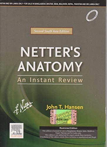 NETTER'S ANATOMY An Instant Review - Second South Asia Edition cover