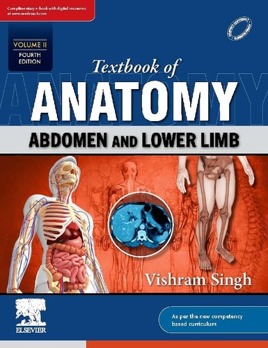 Textbook of Anatomy: Abdomen and Lower Limb, Vol. 2 -4E cover