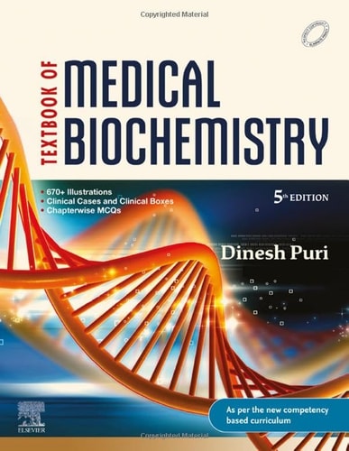 Textbook of Medical Biochemistry -5E cover