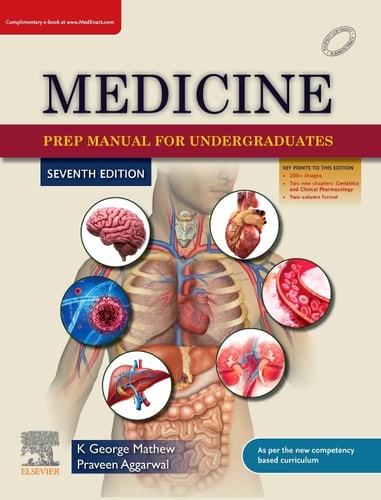 Medicine: Prep Manual for Undergraduates -7E cover