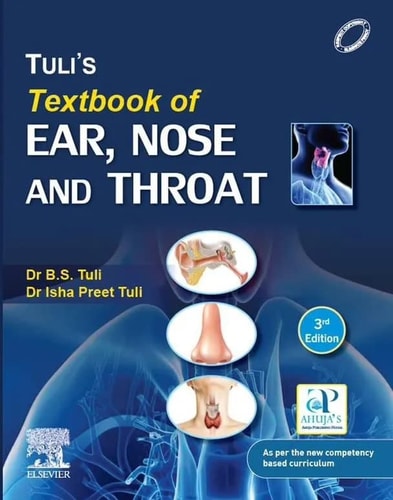 Tuli's Textbook of Ear, Nose & Throat -3E cover