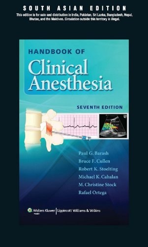 Handbook of Clinical Anesthesia cover