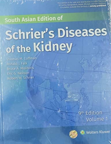 Schrier's Diseases Of The Kidney 9th Ed (Vol 1 & Vol 2) cover