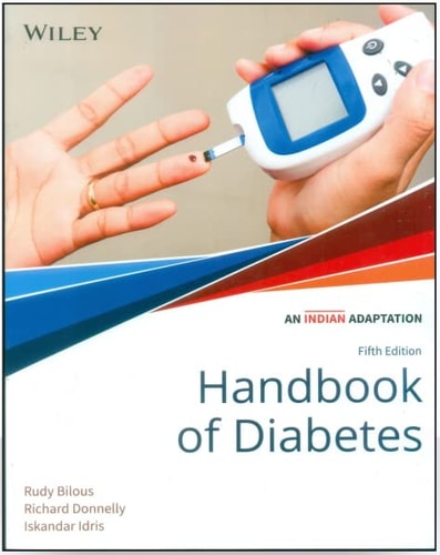 HANDBOOK OF DIABETES AN INDIAN ADAPTATION 5ED (PB 2023) cover