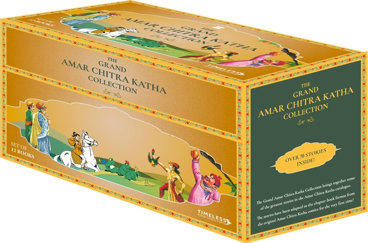 The Grand Amar Chitra Katha Collection Boxset of 12 Books cover