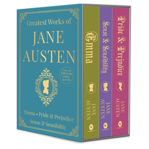 Greatest Works of Jane Austen (Deluxe Hardbound Edition) cover