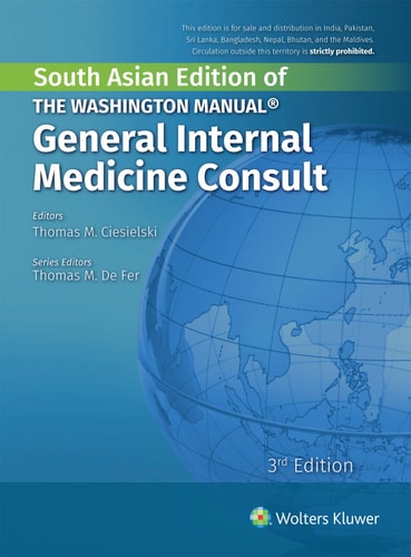 The Washington Manual General Internal Medicine Consult 3Ed (Pb 2018) cover