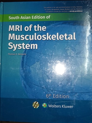 MRI Of The Musculoskeletal System cover
